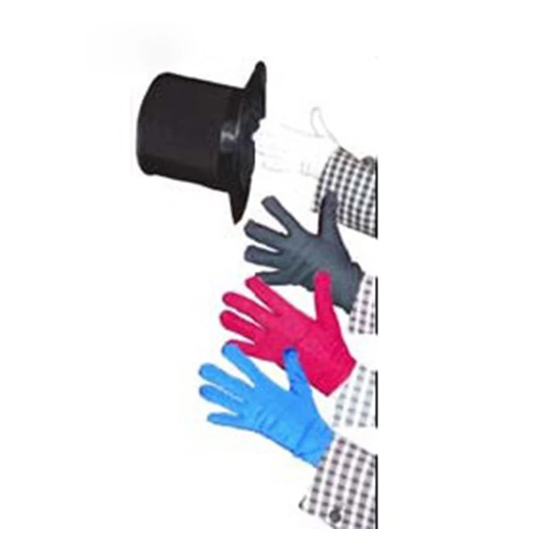 Color Changing Gloves A Multiple Quick Change With Gloves Magic Tricks Magician Stage Illusions Accessories Gimmick Comedy Magia