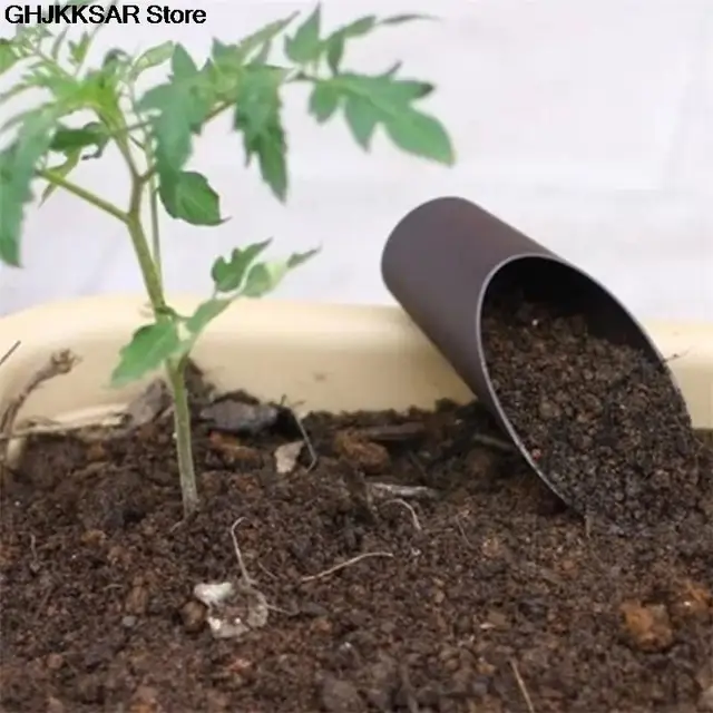 1Pc -Os Talaj Műanyag Ásó Lapát Pohár Zamatos Diy Bonsai Növényi Segítőkert Szerszám - Image 4