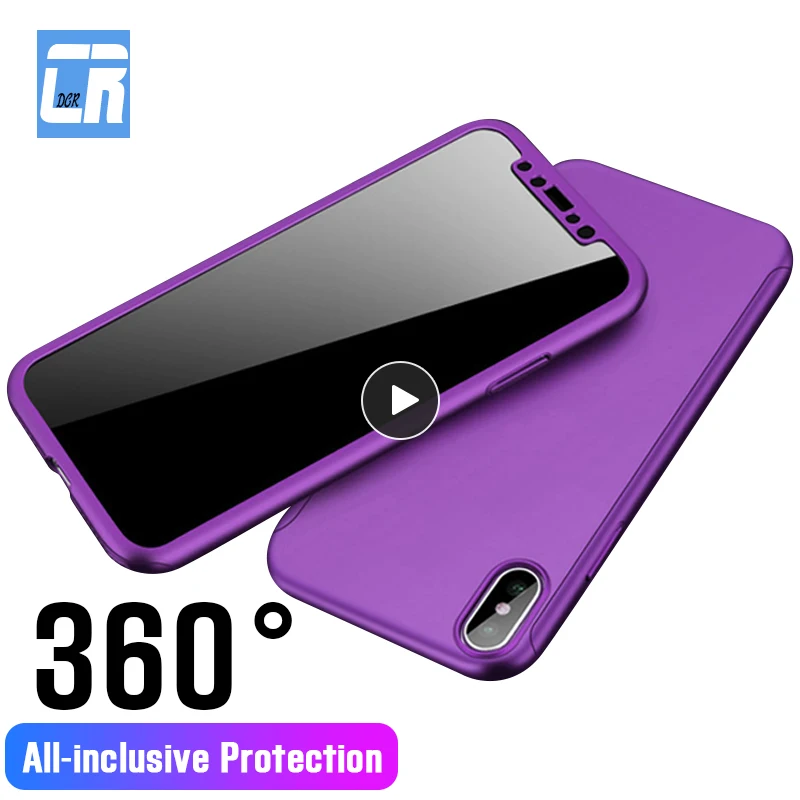 Luxury 360 Full Protective Phone Case for iPhone 11 Pro XS Max Cover For X 6 6s 7 8 Plus Fundas Capa |