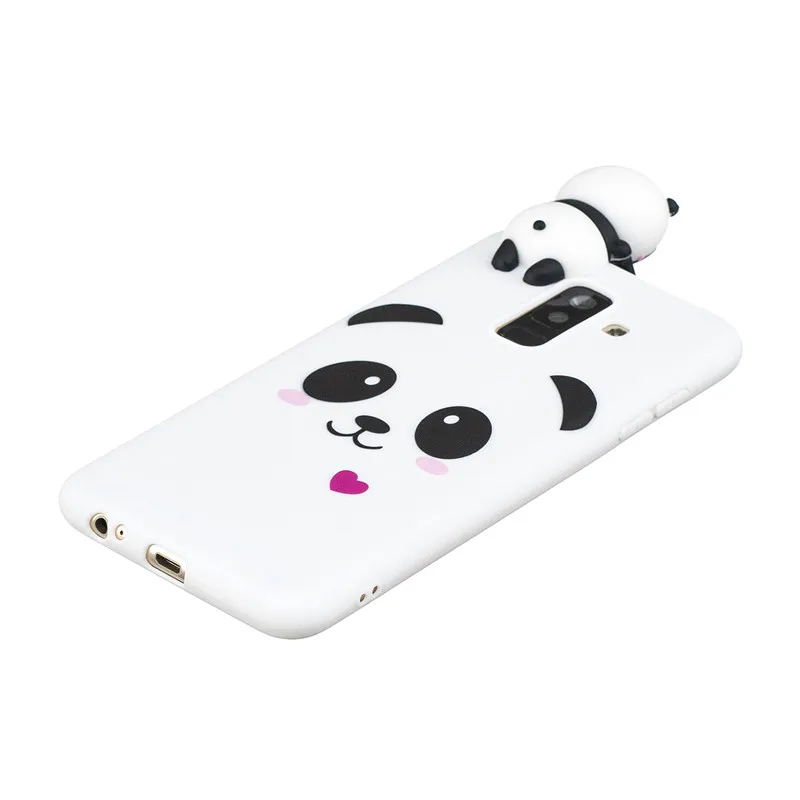 3D чехол с милой пандой для Samsung A10 A10S A20 A20S A20E A30 A30S A40 A50 A50S A70 A51 A71 A6 A8 J4 J6 Plus A7