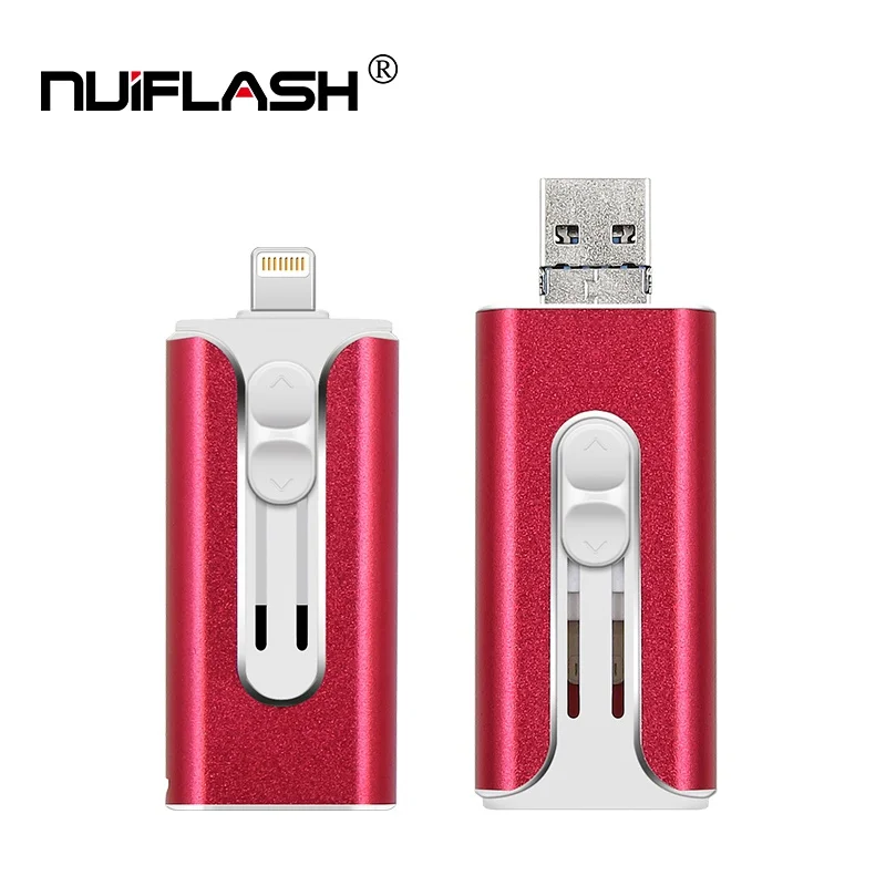 Cle usb 32 Гб 3 в 1 флеш-накопитель для iPhone usb палочки флеш-накопитель memoria usb Мобильный Micro USB флеш-накопитель 64 Гб 128 ГБ usb