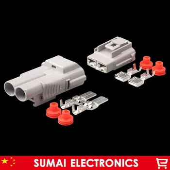 

5 sets 2Pin 7.8mm heavy truck plug connector,Auto/car waterproof electrical connector for heavy truck,car etc.Free Shipping