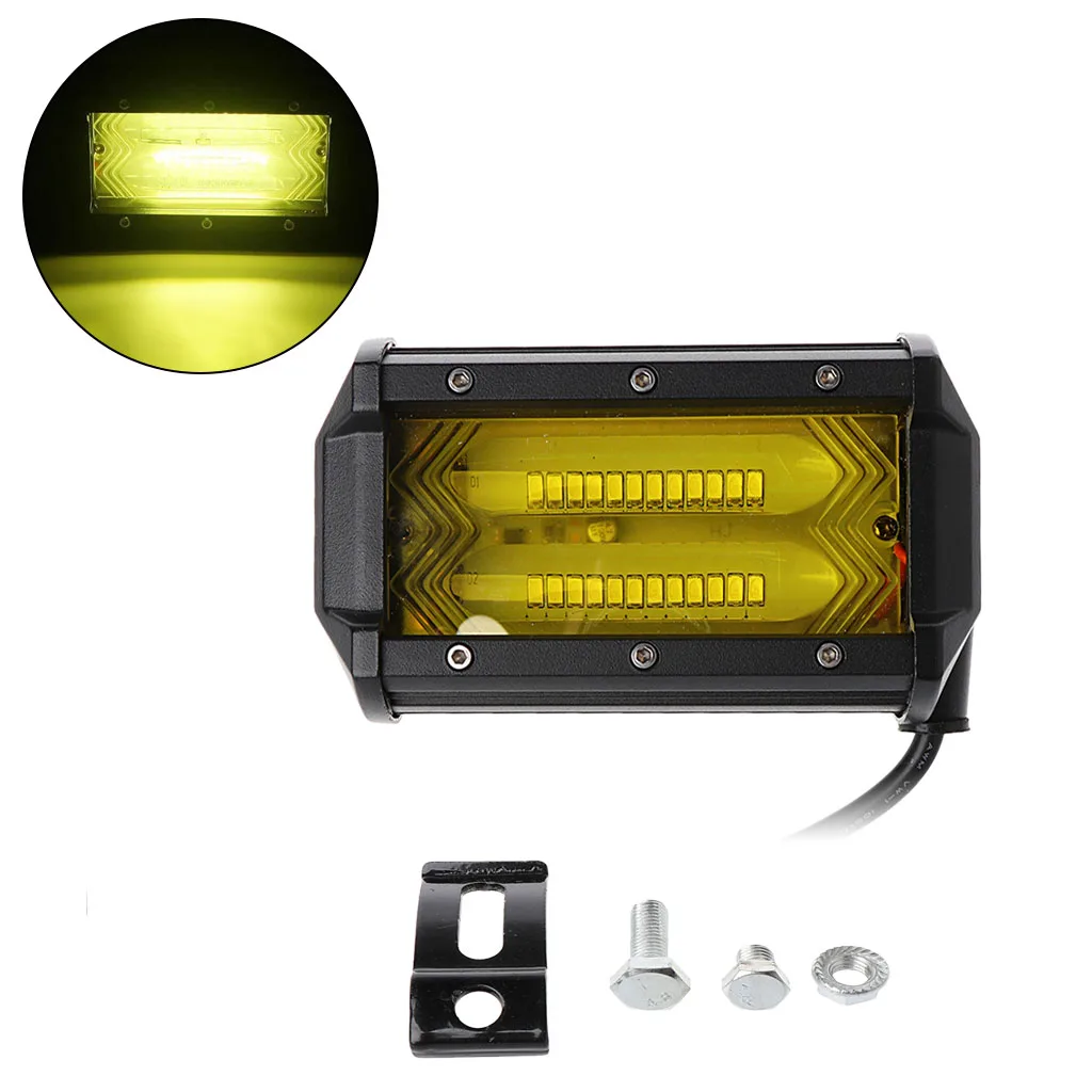 Рабочий свет бар 5 дюймов 72 Вт Led бар 10800LM Выкл дорожные светодиодные фонари IP67 водонепроницаемый бар/рабочий свет