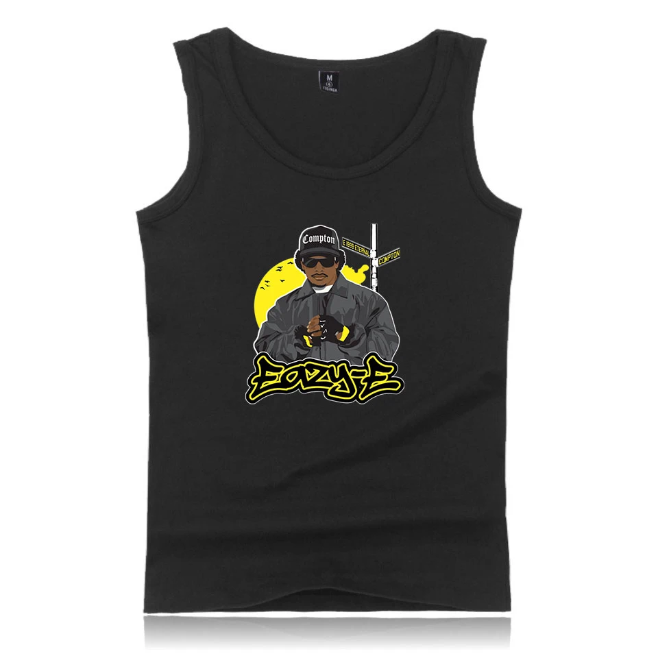 Eazy-E модный хипстерский Повседневный удобный популярный летний топ на бретелях Eazy-E с круглым вырезом, летняя уличная одежда без рукавов для мужчин и женщин