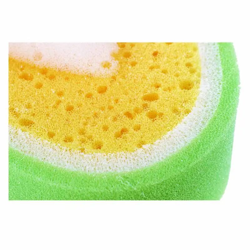 Топ!-Nieuwigheid verse fruit stijl verdikking spons горшок очиститель keuken anti-olie spons gum(Манго
