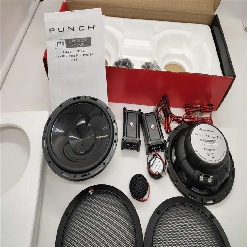 Бесплатная доставка 9 комплектов Rockford Fosgate Дырокол серия P165 SE 120 ватт Max Комплект