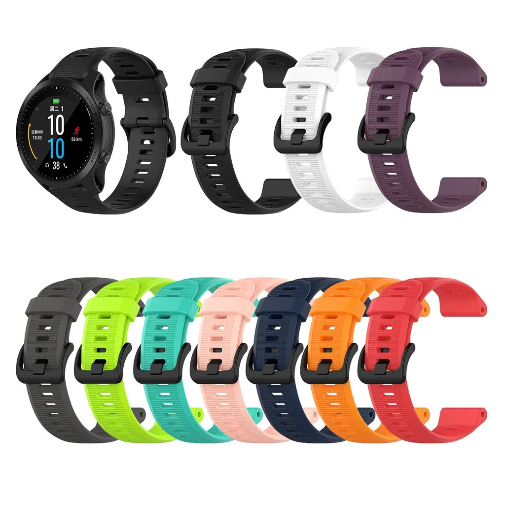 Ouhaobin 22 мм силиконовый сменный ремешок для Garmin fenix 6 сменный ремешок для смарт-часов наручный ремешок 923#2