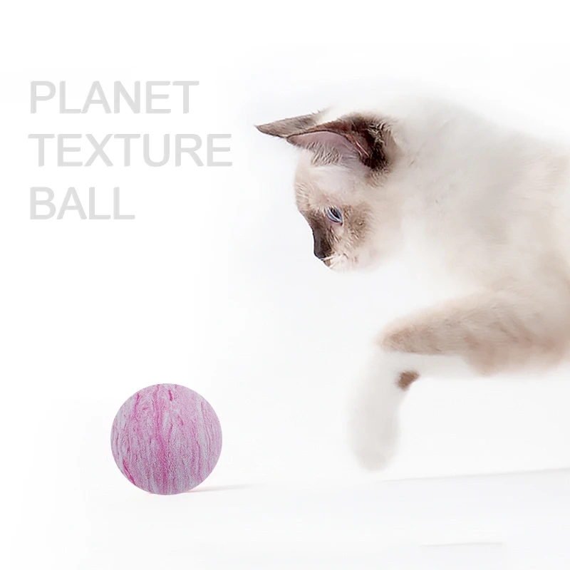1 шт. Радужная планета игрушка мяч для питомца собака кошка мяч игрушка EVA планета текстура домашние мячики игрушки для кошек интерактивные игрушки принадлежности для тренировки животных
