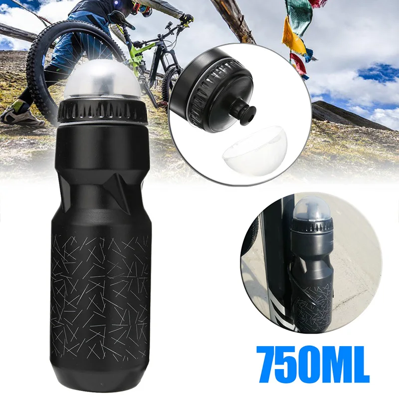 750ml Portable Mountain Bike Water Bottle Essential Outdoor Sports Drink Jug Bicycle Water