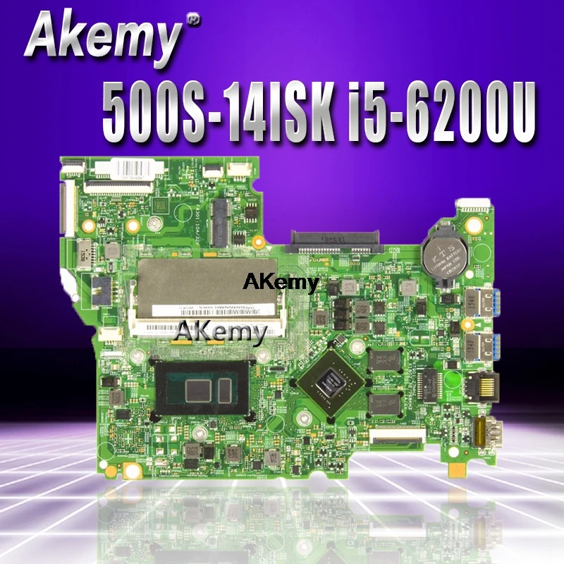 Материнская плата для ноутбука lenovo 500S-14ISK с процессором I5-6200U