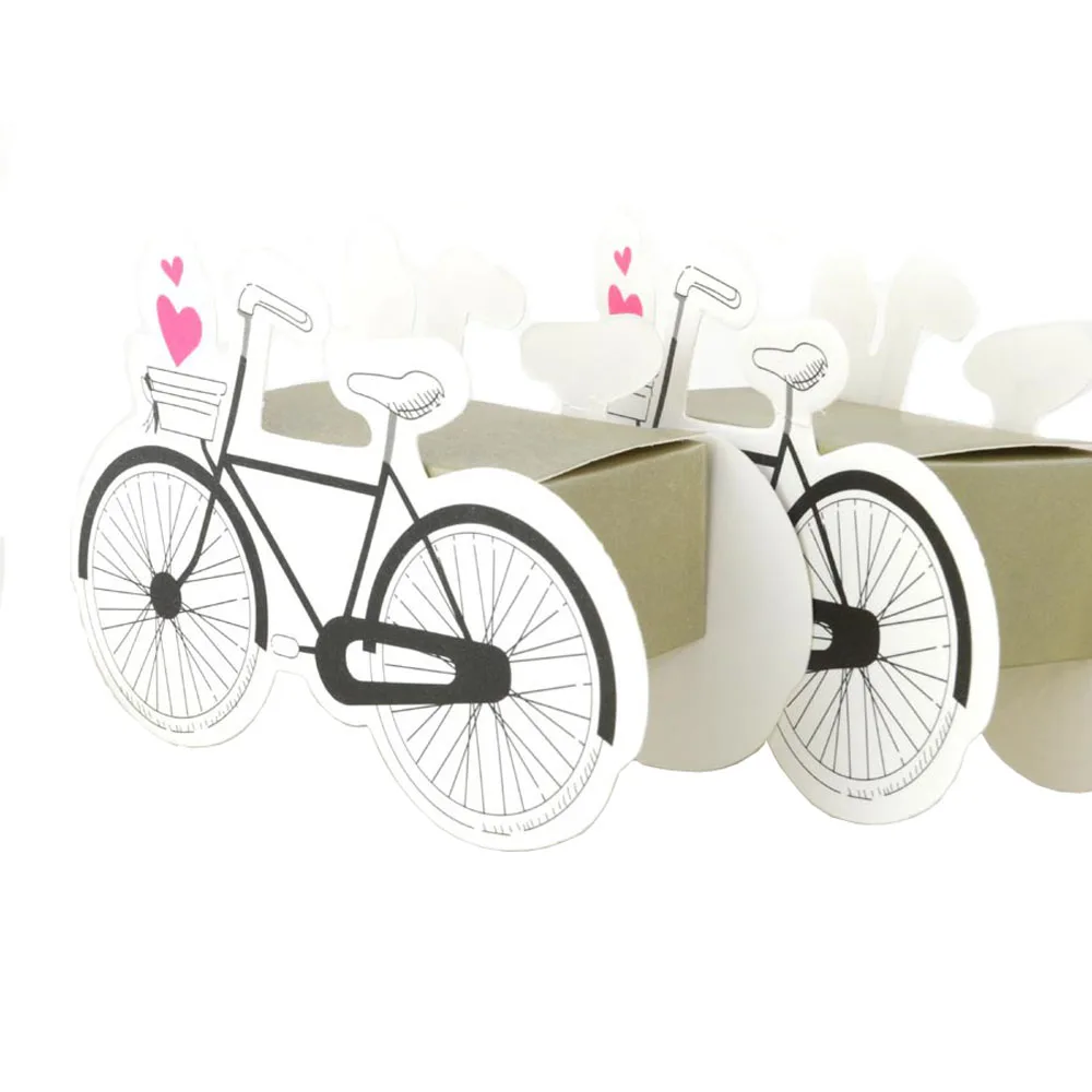 10pcs Stationery Holder Desk Accessories Gift Paper Box Office Supplies Bicycle Shape Items Organizer | Канцтовары для офиса и