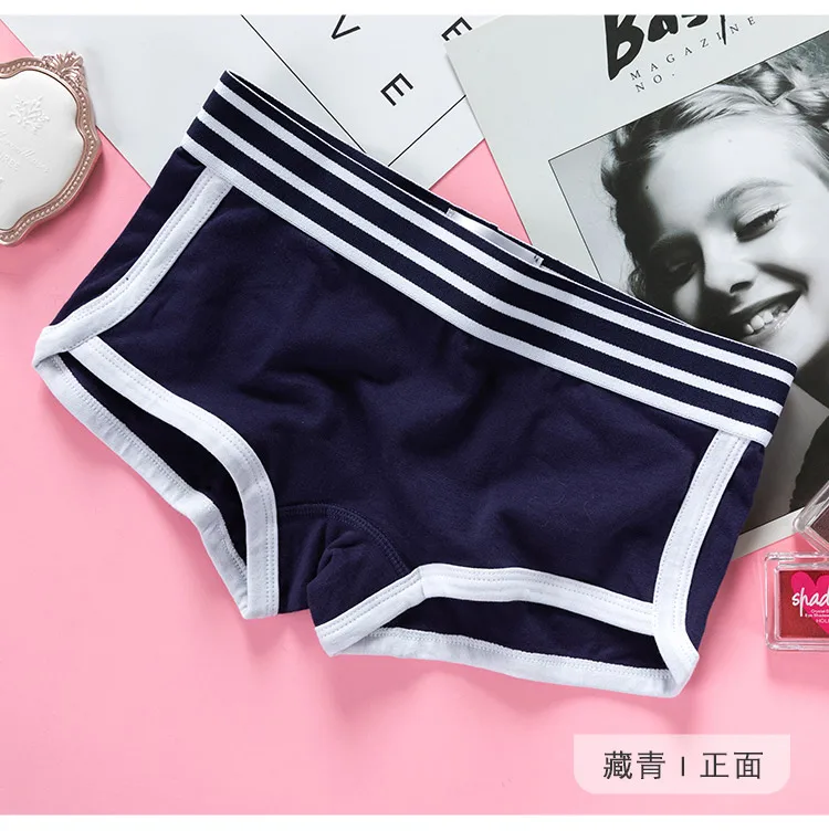 cute underwear 1 /2 women's color shorts tomboy midrise neutral briefs cotton boxer briefs solid shorts lesbian boy shorts high waisted cheeky underwear