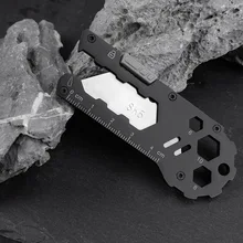 

MULTI-FUNCTIONAL EDC box cutter self-defense combination carving portable box cutter letter opener outdoor home bottle opener