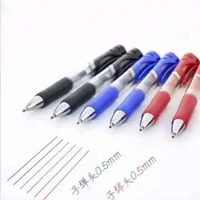 

Retractable Gel Pens Set Ink Colored Gel Pen 0.5mm Replaceable Refills Office School Supplies Stationery Gel Pens Writing Tools
