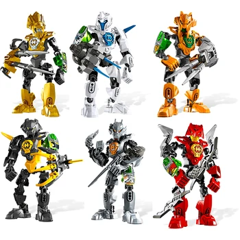 

Hero Factory Robots Bionicle Action Figures Model Building Blocks Bricks Toys For Kids(With No Box)