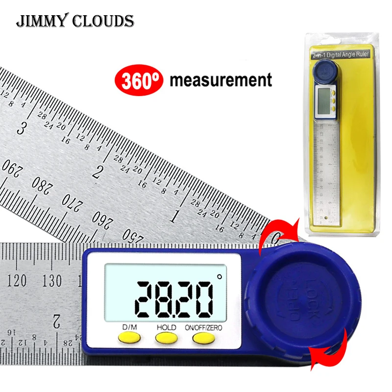 

200mm Digital angle ruler protractor angle finder Inclinometer Goniometer Electronic Angle measurement tool