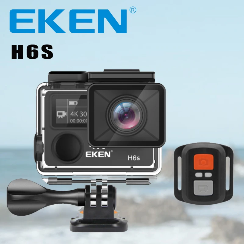 Original EKEN H6S acción Cámara Ultra HD 4K WiFi EIS, estabilización de imagen electrónica ir impermeable 1080P Pro deporte cámara DV