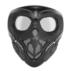AIRSOFTA Tactics Airsoft Mask PC Lens Anti-Fog Protective Lurker Mask Field Hunting Military Paintball Shooting BB Gun Equipment