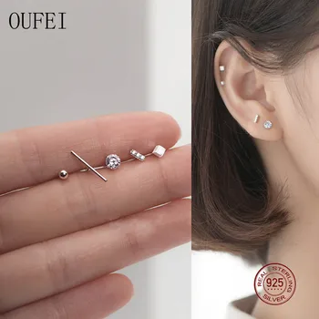 

5 Stud Earring 925 Sterling Silver Women Earrings Fashion Simplicity Simple Earrings Jewelry Buy 5 Products One At a Time