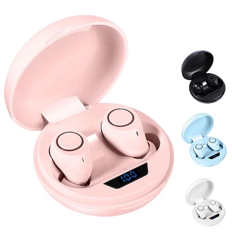 Miniauriculares inalámbricos con Bluetooth 5,0 para mujer, cascos con TWS,  DT 11, para correr, música, Control táctil, IPX7, resistentes al agua| Auriculares y audífonos| - AliExpress