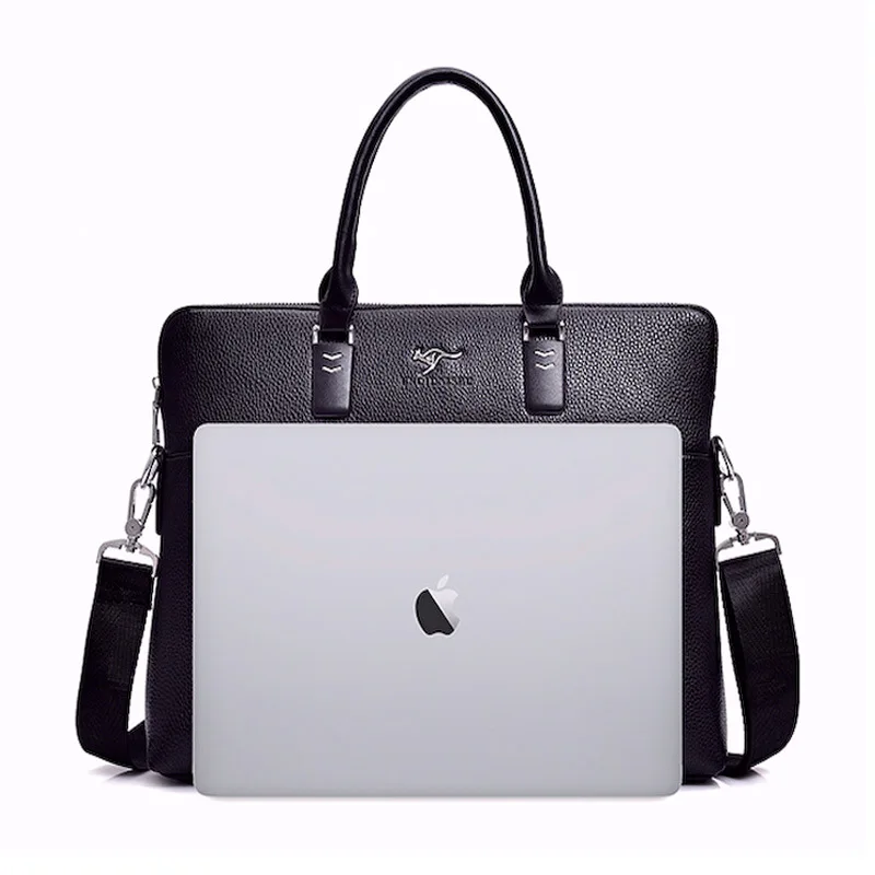 

2019 Daishu New Style Men's Bag Business MEN'S Handbag 17-Inch Computer Bag Briefcase Cross Shoulder Oblique Bag
