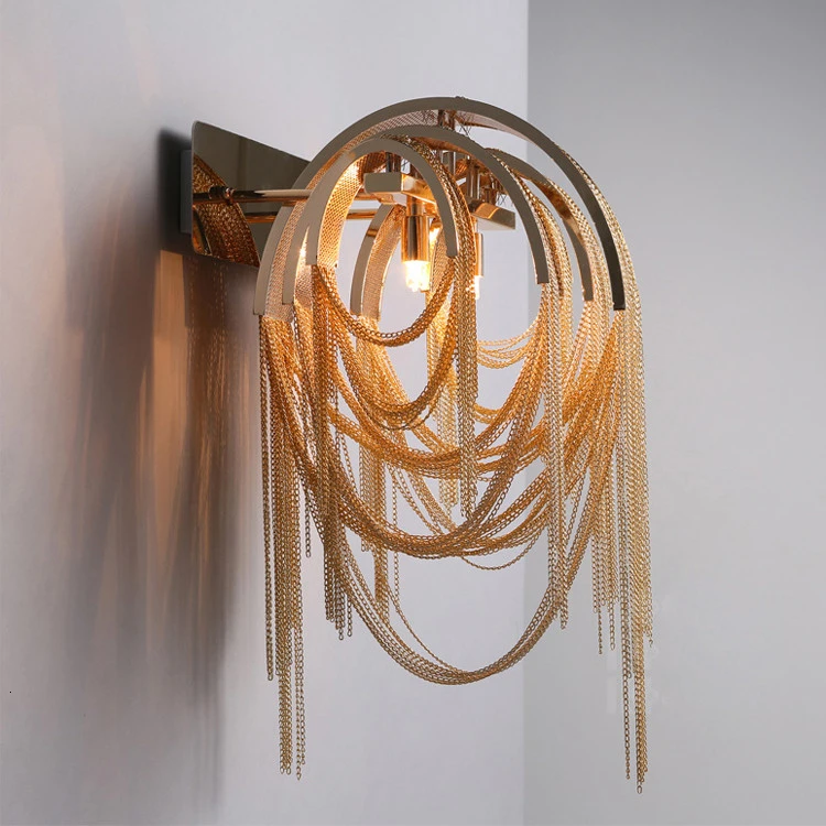 Nordic postmodern design sconces light Simple strip glass modern wall lamp Ins wind blue white gray glass wall lights for home