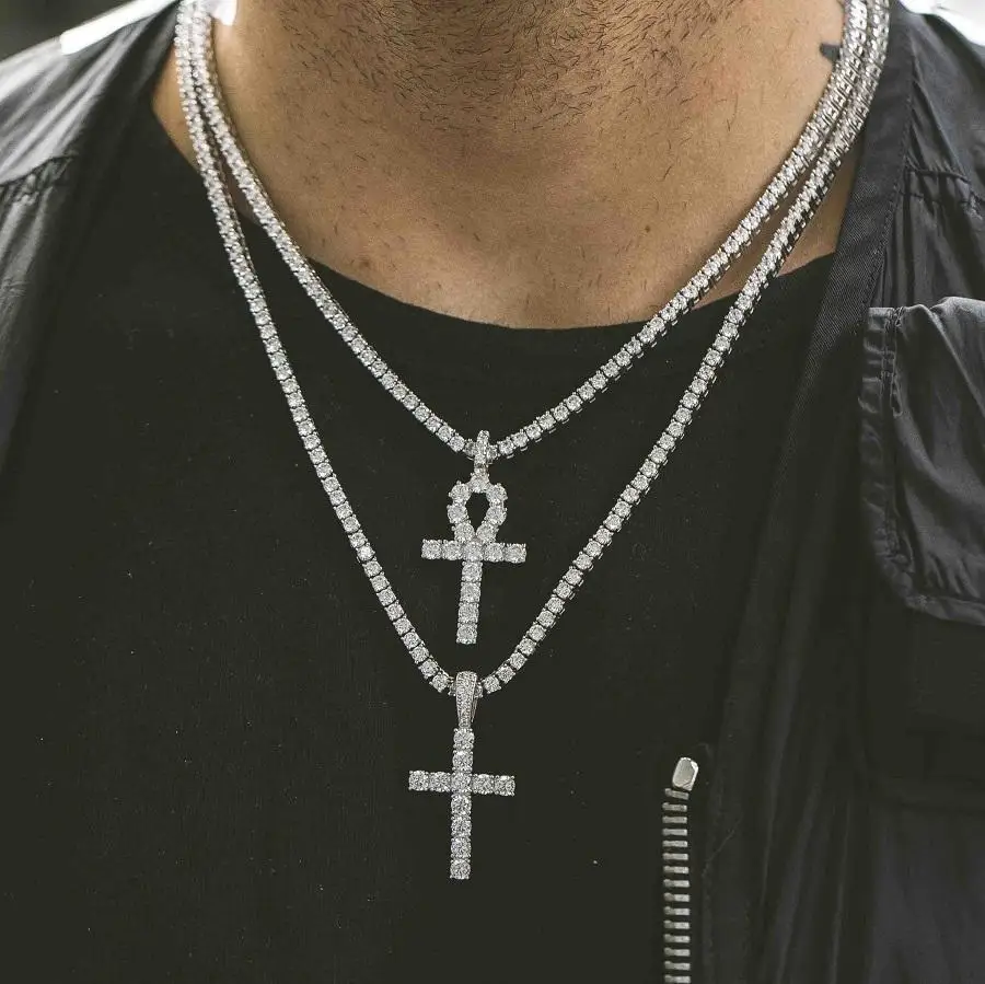 Мода Iced Out цепь ожерелье 18 &quot24&quot 28 &quotдюймов Цепь хип хоп панк украшения в стиле