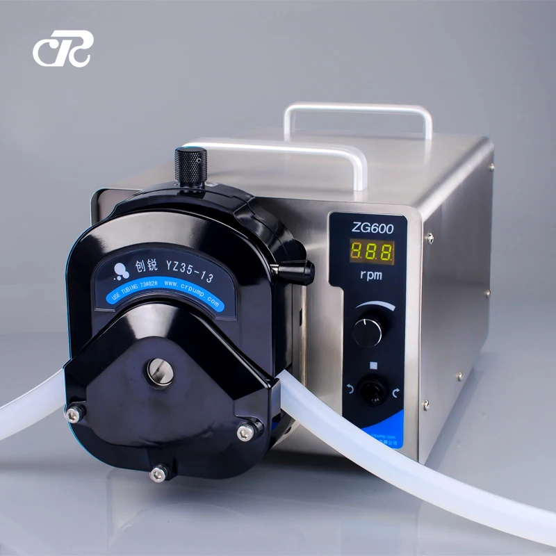 Industry DC Motor AC220V Peristaltic Pumps Large Flow with 3 Led