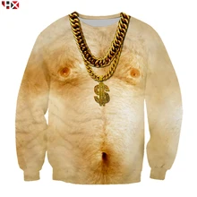 hairy man sweatshirt