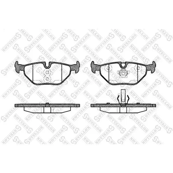 Колодки дисковые з. BMW E36/E46/E85 1.6i-2.8i/2.0D 98 Rover 75 1 | Автомобили и мотоциклы