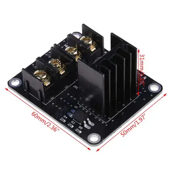 

3D Printer Heated Bed Power Module Hotbed MOSFET Expansion Module Inc 2pin Lead With Cable for Anet A8 A6 A2 Ramps 1.4 R9JA