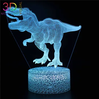 

ATOPH 3D Night Light Dinosaur Series LED Nightlight T-Rex Great Xmas Birthday Gifts for Children USB Charging