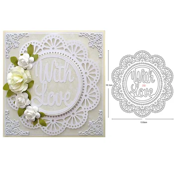 

Customized dies Flower Garland Wreath Metal Cutting Dies Scrapbooking Embossing dies Craft Knife Mould Blade Punch Stencil Dies