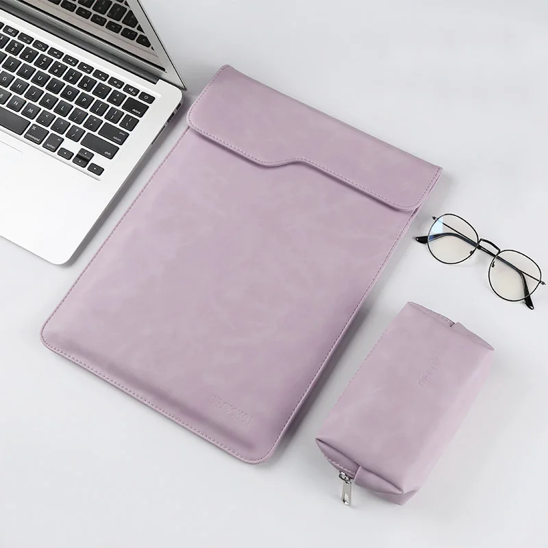 New purple sets Для мужчин чехол для ноутбука Macbook air 13 Чехол сумка для ноутбука macbook pro 13 15 ноутбук чехол 14 дюймов для Тетрадь ноутбук ТАС wo Для мужчин - Цвет: New purple sets