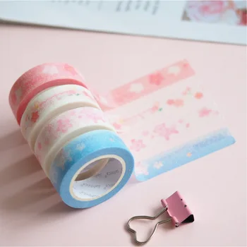 

1.5cm Cherry Blossom Onion Washi Tape Adhesive Tape DIY Scrapbooking Sticker Label Masking
