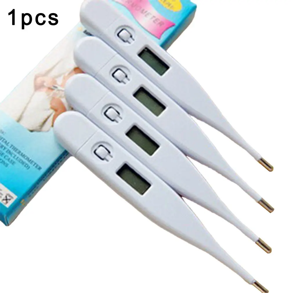 Termómetro Electrónico LED Digital para bebé, medidor de temperatura Digital para cuerpo de adulto, LCD, a prueba de agua, 1 Uds.