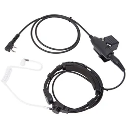 Microphone walkie talkie U94 PTT robuste, casque tactique Radio otan pour Baofeng Kenwood HYT TYT 