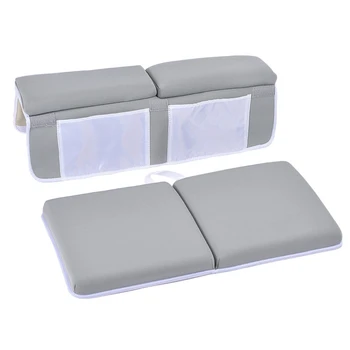 

Bath Kneeler with Elbow Rest Pad Set,Elbow Support for Knee & Arm Support Large Bathtub Kneeling Mat with Toy Organizer for Happ