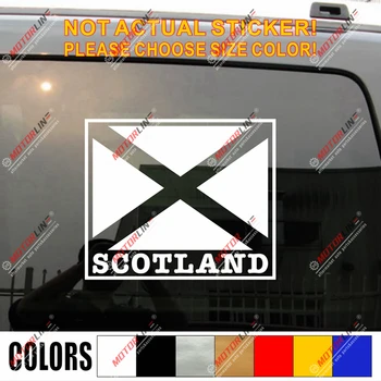 

Scotland Flag lettering Scottish Decal Sticker Car Vinyl pick size color