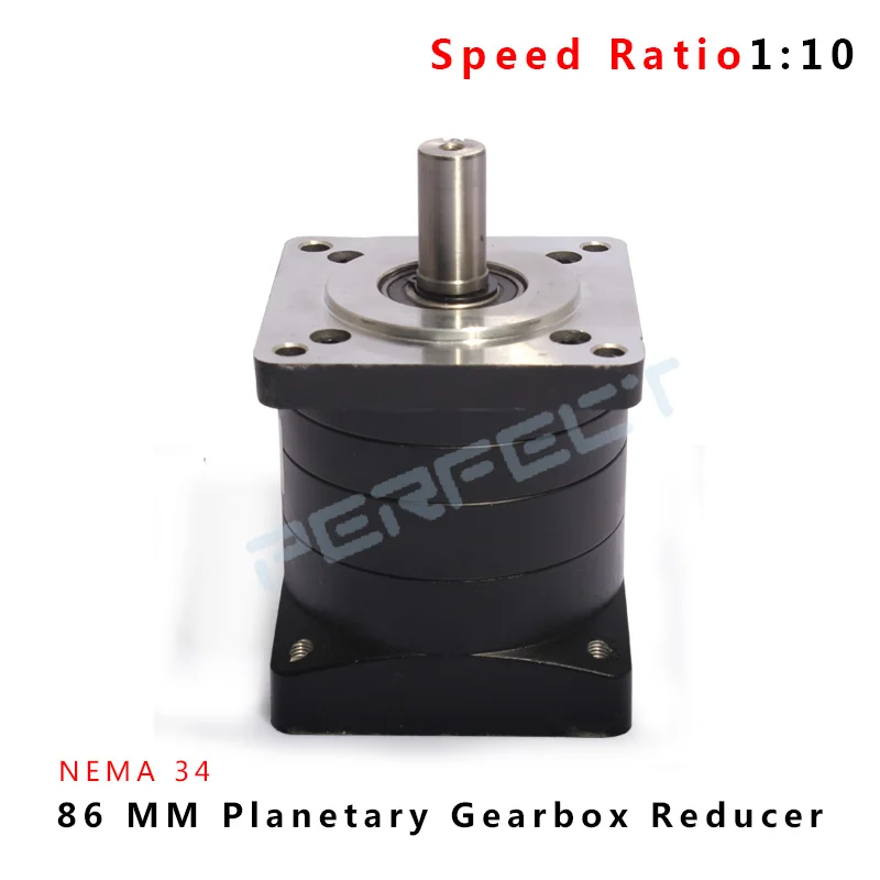 Ratio 1:10 Nema34 86mm Speed Reducer Input Shaft 14mm output diameter 16 Carbon steel Gear for Stepper Motor | Обустройство дома