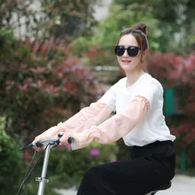 Ледяные рукава, солнцезащитные манжеты, женские перчатки, мужские, УФ-защита, летние, тонкие, длинные, вискоза, для вождения, летние, рукава