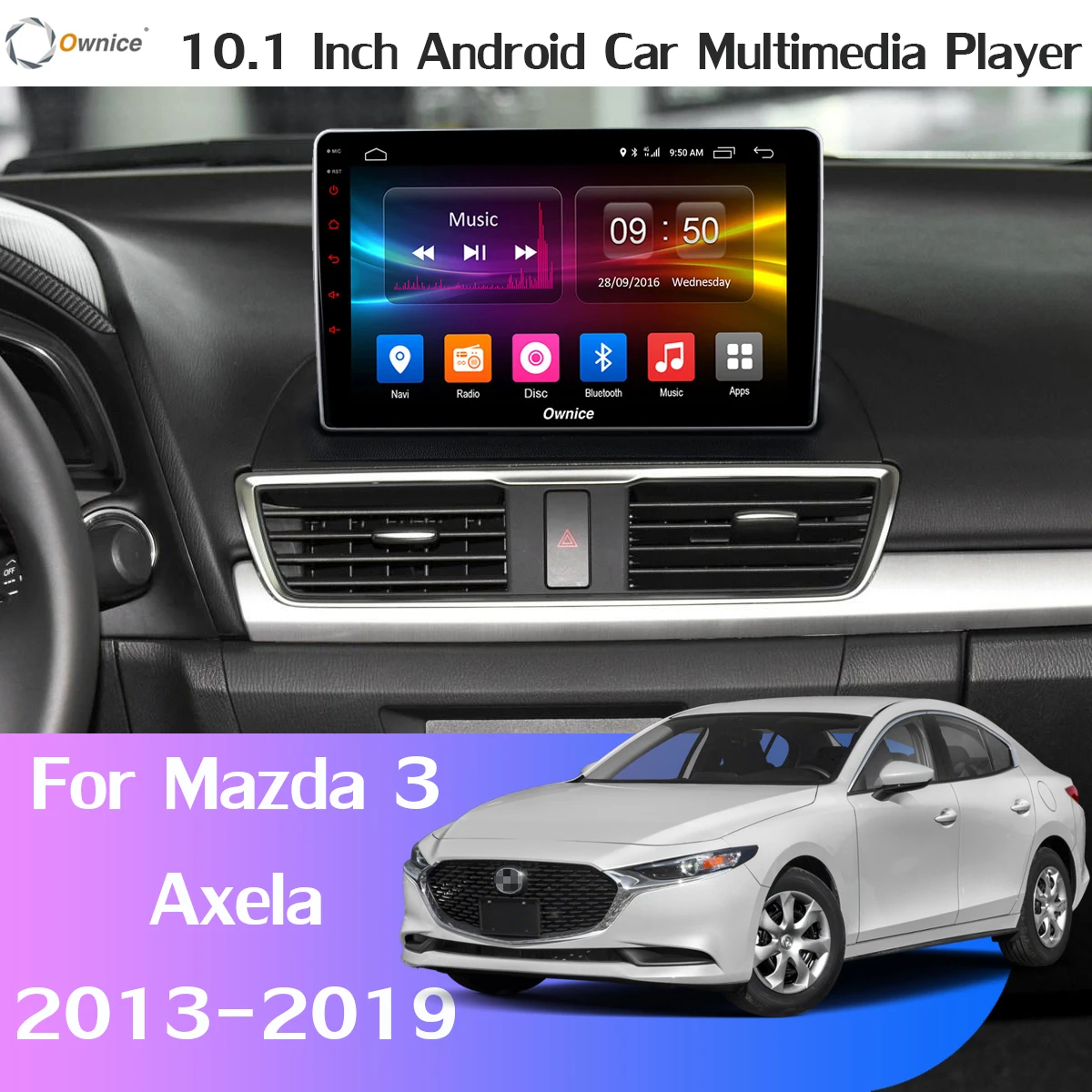 10," 1 Din 360 ° панорамный автомобильный dvd-плеер на основе Android для Mazda 3 Mazda 3 Axela Автомобильный gps Радио DSP CarPlay 4G LTE