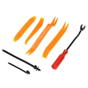 

Bumper Fasteners Door Trim Set Parts Accessories Auto Black Nylon Plastic