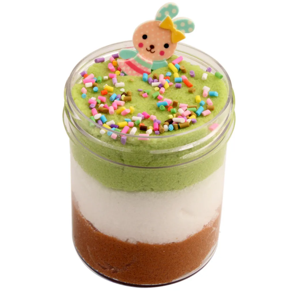 Rabbit Fluffy Cloud Slime Stress Relief Toys Charms Slime Fluffy Light Soft Polymer Scented Sludge Toy #B