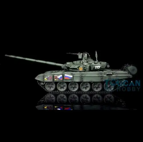Henglong 1/16 6,0 Модернизированный Металл Россия T90 RTR rc Танк 3938 FPV 360 турель TH16264