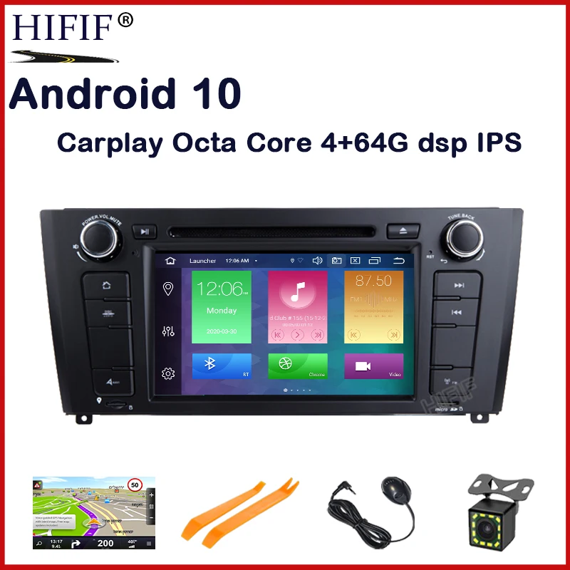 

PX5 Android 11 Carplay автомобильный Dvd-плеер для Bmw 1 серия E81 E82 E83 E88 2004-2012 автомобильное аудио стерео Мультимедиа Gps 8 ядер 4 Гб + 64