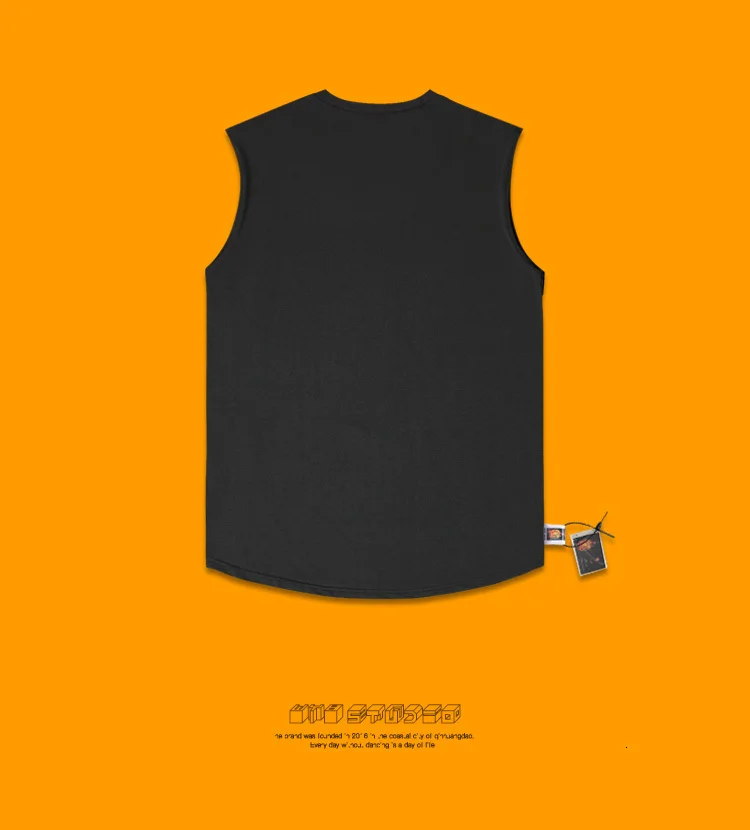 Уличная одежда, Camiseta, топы, новинка, Harajuku, хлопковая, персонализированная, ручная роспись, уличная граффити, круглый вырез, майка без рукавов