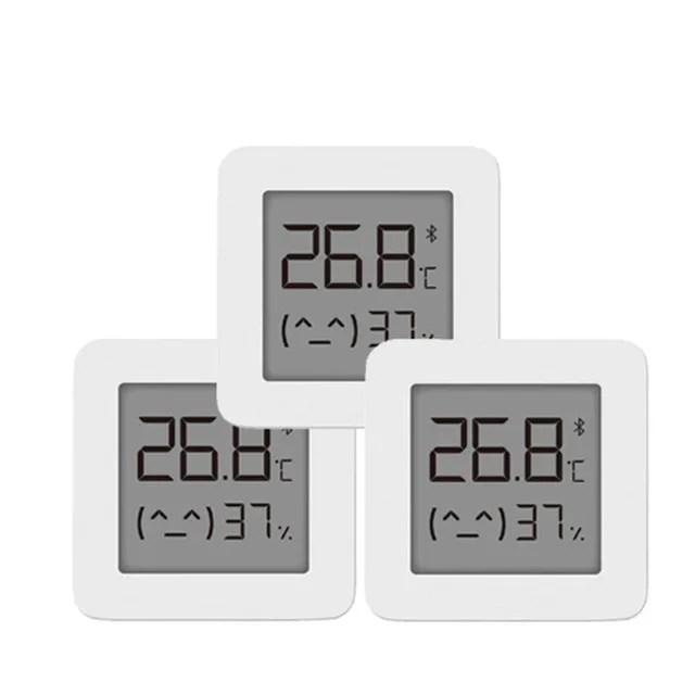 3PCS XIAOMI Mijia Bluetooth термометр 2 беспроводной умный электрический цифровой гигрометр термометр работает с приложением Mijia - Цвет: 3PCS