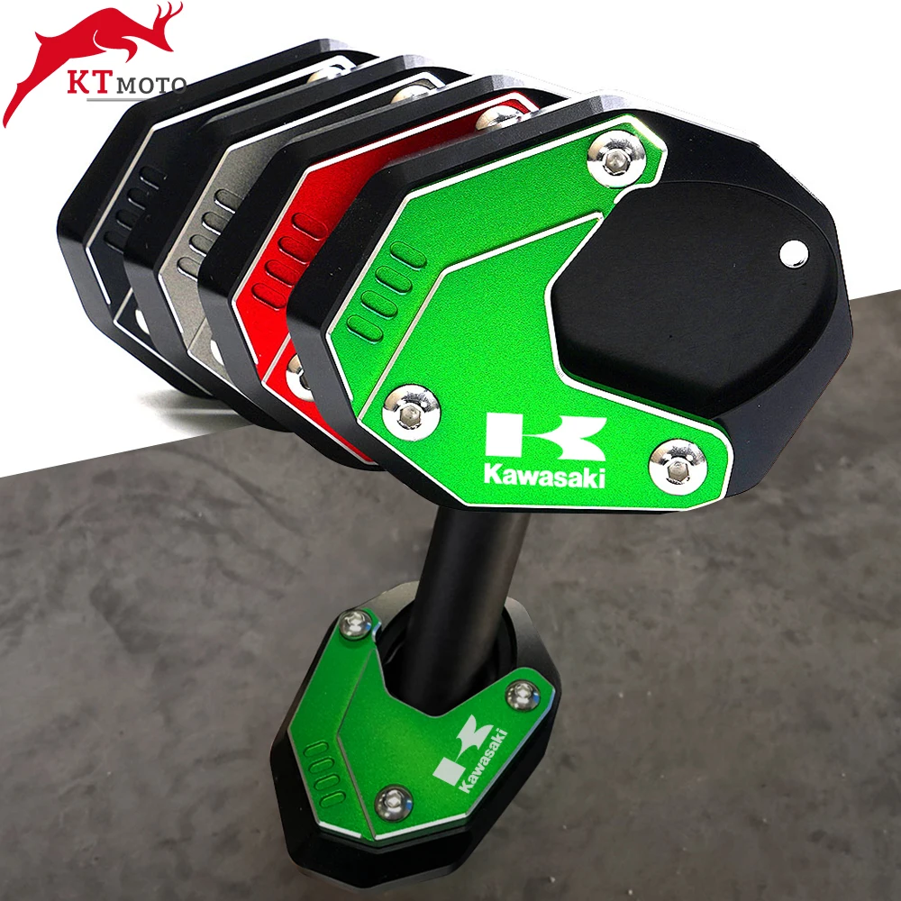 CNC Side Stand Enlarge Kickstand For KAWASAKI VERSYS650 VERSYS 650 ZH2