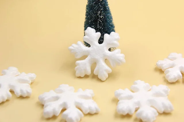 10pcs/lot 75mm Diy Christmas Snowflakes Foam Snowflakes Ornaments For Home  Decor Festival Christmas Party Decorations Kids Gifts - Artificial Snow &  Snowflakes - AliExpress